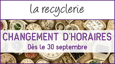 Horaires d'ouverture de la Recyclerie Fibr'Ethik à Saint-Pierre-d'Albigny